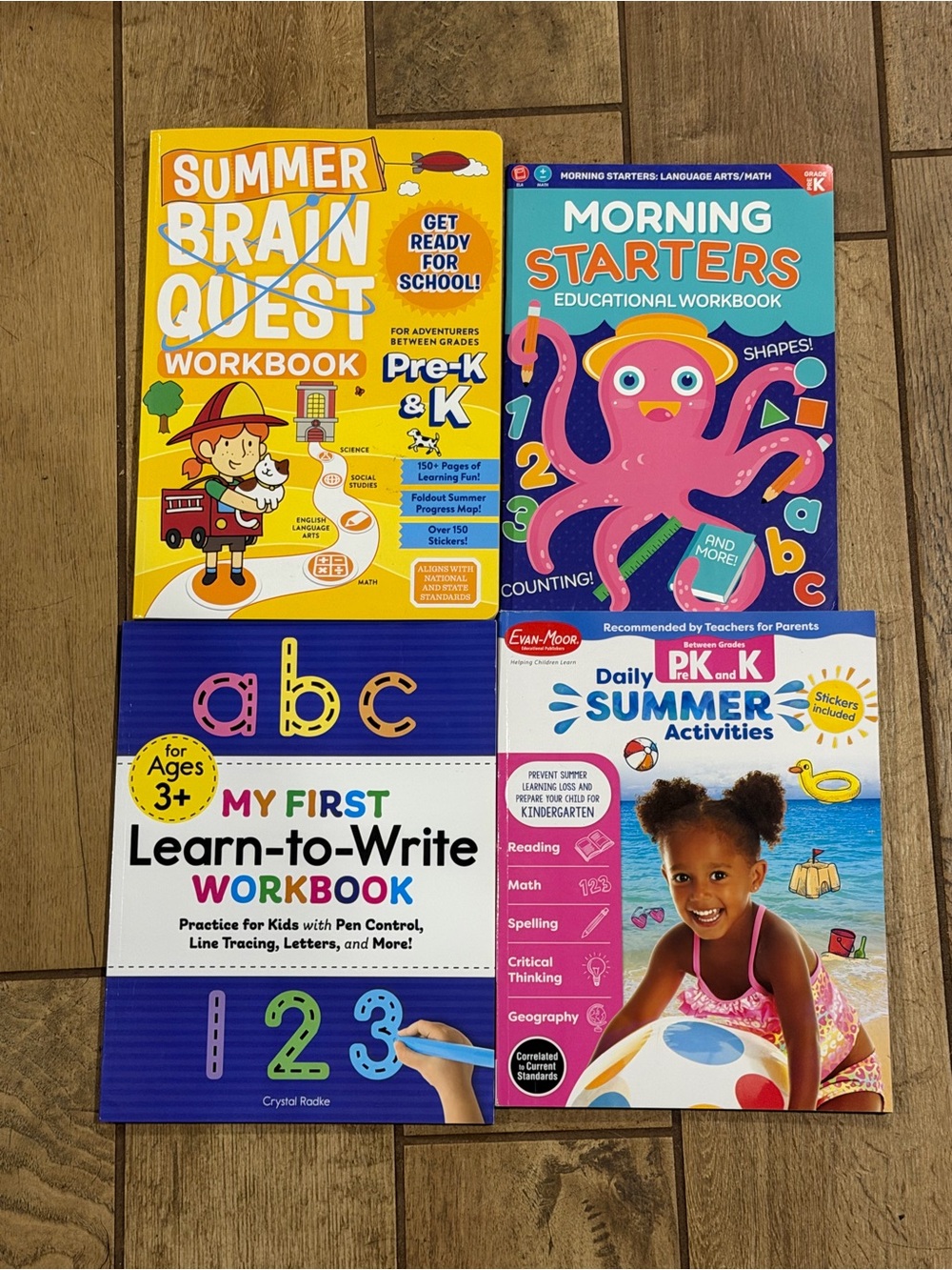 Pre-K to Kindergarten Summer Workbook Bundle